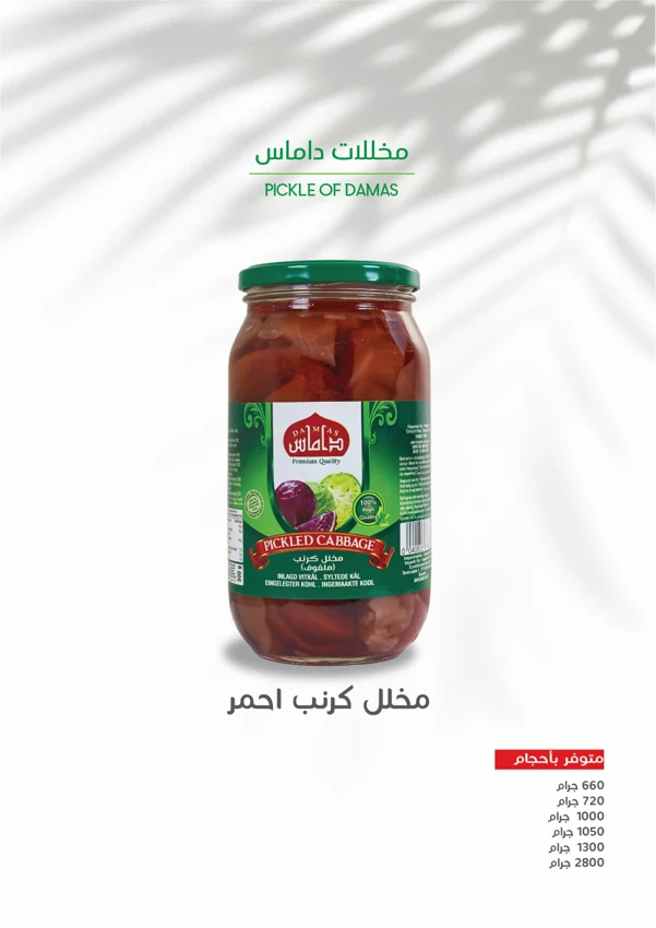 Eingelegter Rotkohl — Damas Food