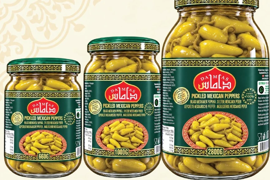 Eingelegte mexikanische Paprika — Damas Food