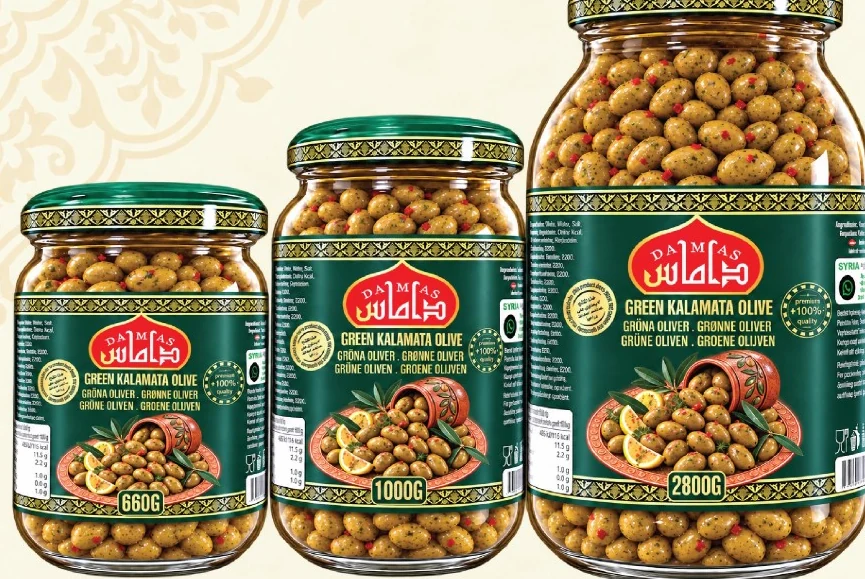 Grüne Kalamata-Oliven — Damas Food