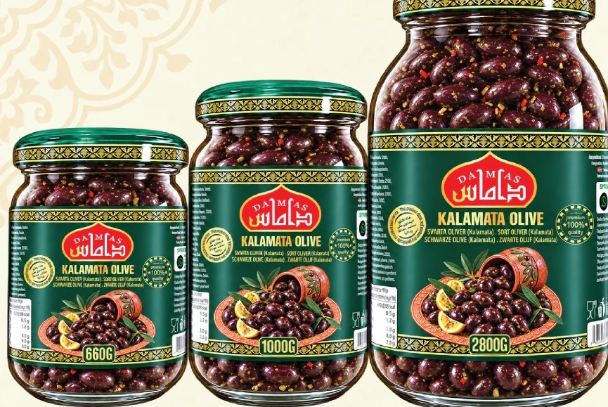Schwarze Kalamata-Oliven — Damas Food