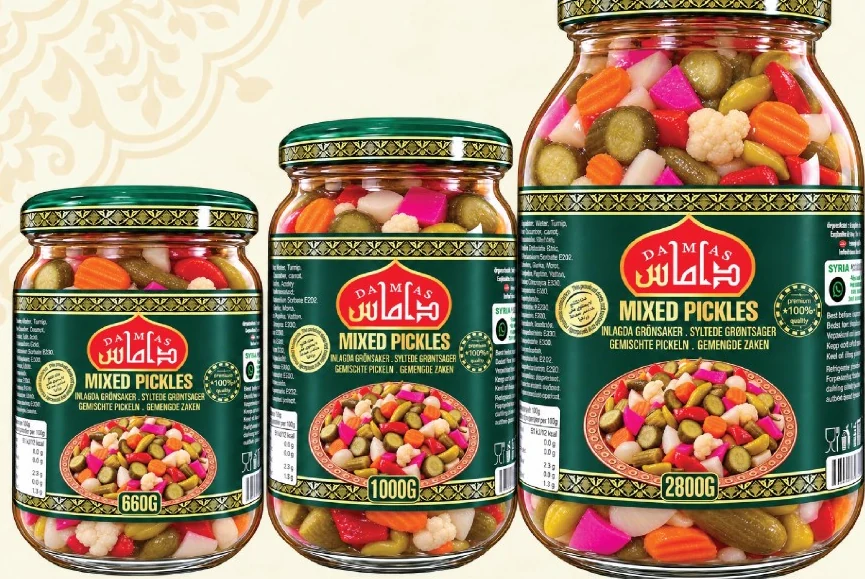 Gemischtes eingelegtes Gemüse — Damas Food